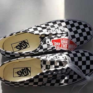 Checkered Platform Vans